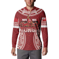 Personalized Mate Maa Tonga Rugby Button Sweatshirt Ofa Atu Tonga