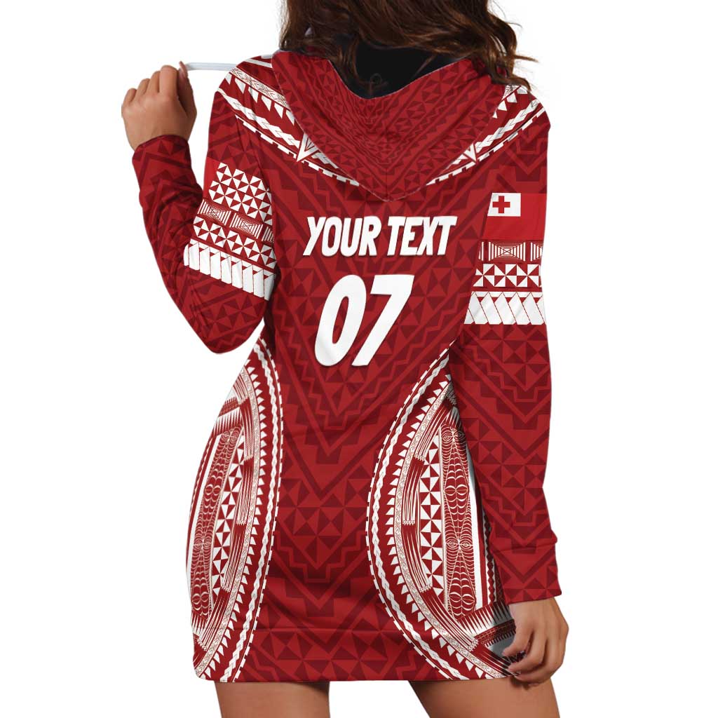 Personalized Mate Maa Tonga Rugby Hoodie Dress Ofa Atu Tonga LT7 - Polynesian Pride