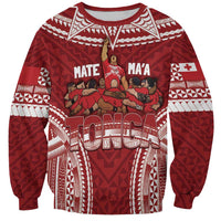 Personalized Mate Maa Tonga Rugby Sweatshirt Ofa Atu Tonga