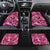 Hawaii Plumeria Car Mats Hau'oli la Makuahine Rosy LT7 Set 4pcs Pink - Polynesian Pride