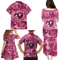 Hawaii Plumeria Family Matching Puletasi and Hawaiian Shirt Hau'oli la Makuahine Rosy LT7 - Polynesian Pride