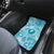 Hawaii Plumeria Car Mats Hau'oli la Makuahine Turquoise LT7 - Polynesian Pride