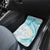 Polynesia Humpback Whale Car Mats Tropical Plumeria Turquoise