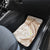 Polynesia Humpback Whale Car Mats Tropical Plumeria Beige