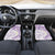 Polynesia Humpback Whale Car Mats Tropical Plumeria Lavender