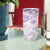 Polynesia Humpback Whale Tumbler Cup Tropical Plumeria Lavender