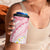 Polynesia Humpback Whale 4 in 1 Can Cooler Tumbler Tropical Plumeria Pink