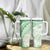 Polynesia Humpback Whale Tumbler With Handle Tropical Plumeria Emerald