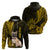 Custom Polynesian Pacific Bulldog Hoodie With Gold Hawaii Tribal Tattoo Patterns LT7 - Polynesian Pride