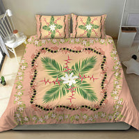 Hawaii Quilt Inspired Collection Aloha Flowers Bedding Set Maile - Kukui Nut Lei