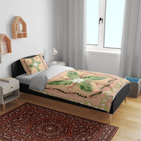 Hawaii Quilt Inspired Collection Aloha Flowers Bedding Set Maile - Kukui Nut Lei