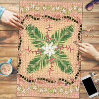 Hawaii Quilt Inspired Collection Aloha Flowers Puzzle Maile - Kukui Nut Lei