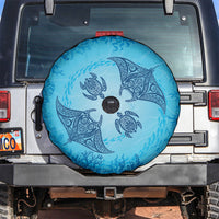 Hawaii Quilt Inspired Collection Aloha Sea Spare Tire Cover Manta Ray and Turtles