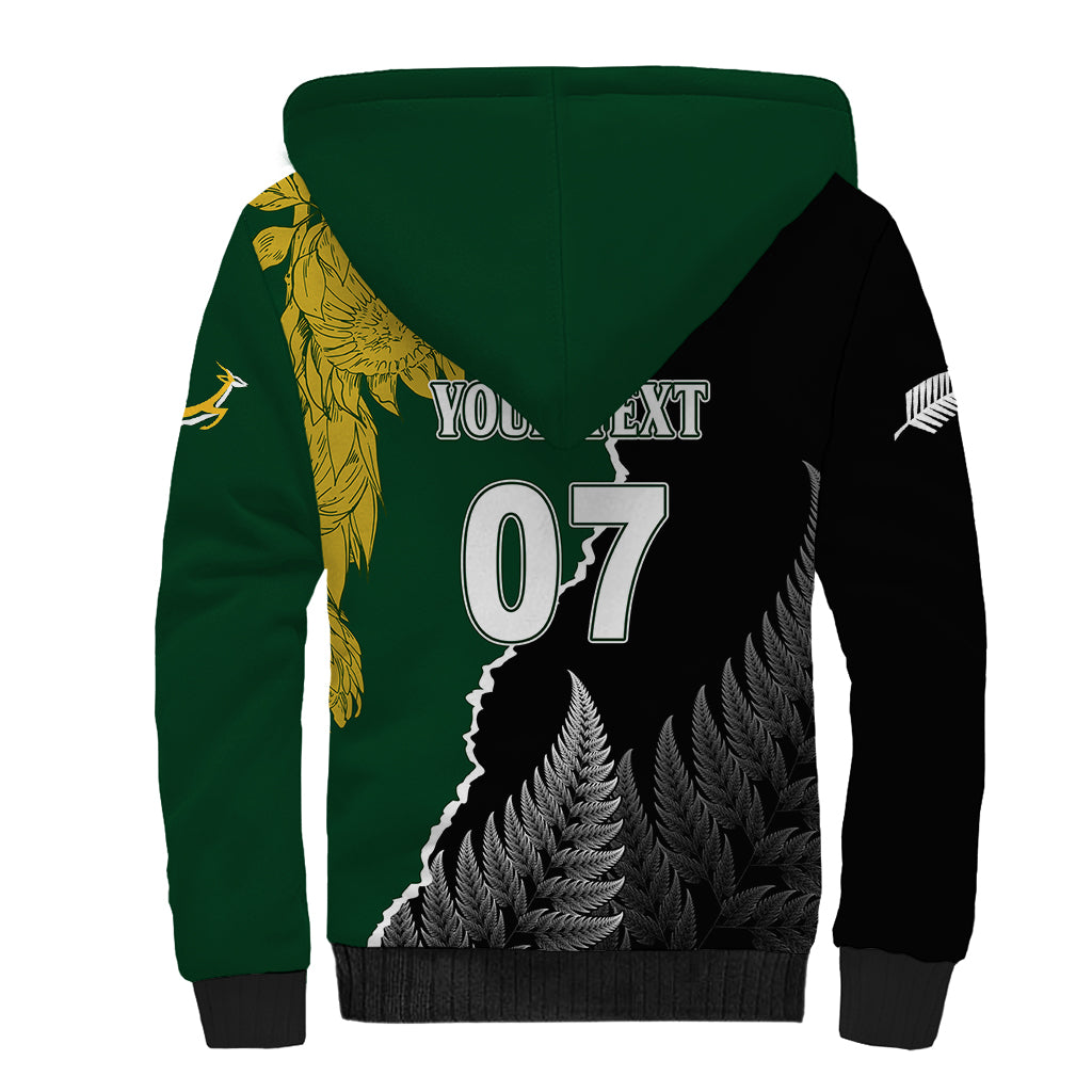Personalised New Zealand Vs South Africa Rugby Sherpa Hoodie Rivals Dynamics LT7 - Polynesian Pride