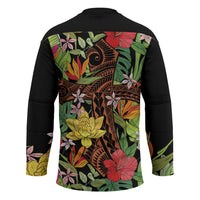 Mahalo Hawaii Ho'oponopono Pule Hockey Jersey Polynesian Pattern Cross LT7 - Polynesian Pride