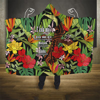 Mahalo Hawaii Ho'oponopono Pule Hooded Blanket Polynesian Pattern Cross LT7 - Polynesian Pride
