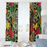 Mahalo Hawaii Ho'oponopono Pule Window Curtain Polynesian Pattern Cross LT7 - Polynesian Pride