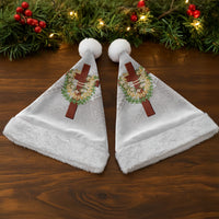 Hawaii Ka Pule a ka Haku Memorial Christmas Santa Hat Flower Lei Cross - Ivory White LT7 - Polynesian Pride