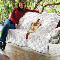 Hawaii Ka Pule a ka Haku Memorial Quilt Flower Lei Cross - Ivory White LT7 - Polynesian Pride
