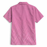 New Zealand Ta Moko Silver Fern Pink Hawaiian Shirt Taniko Taniwha Motifs LT7 - Polynesian Pride