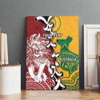 Mate Ma'a Tonga Vs Australia Rugby Personalized Canvas Wall Art Special Mascots