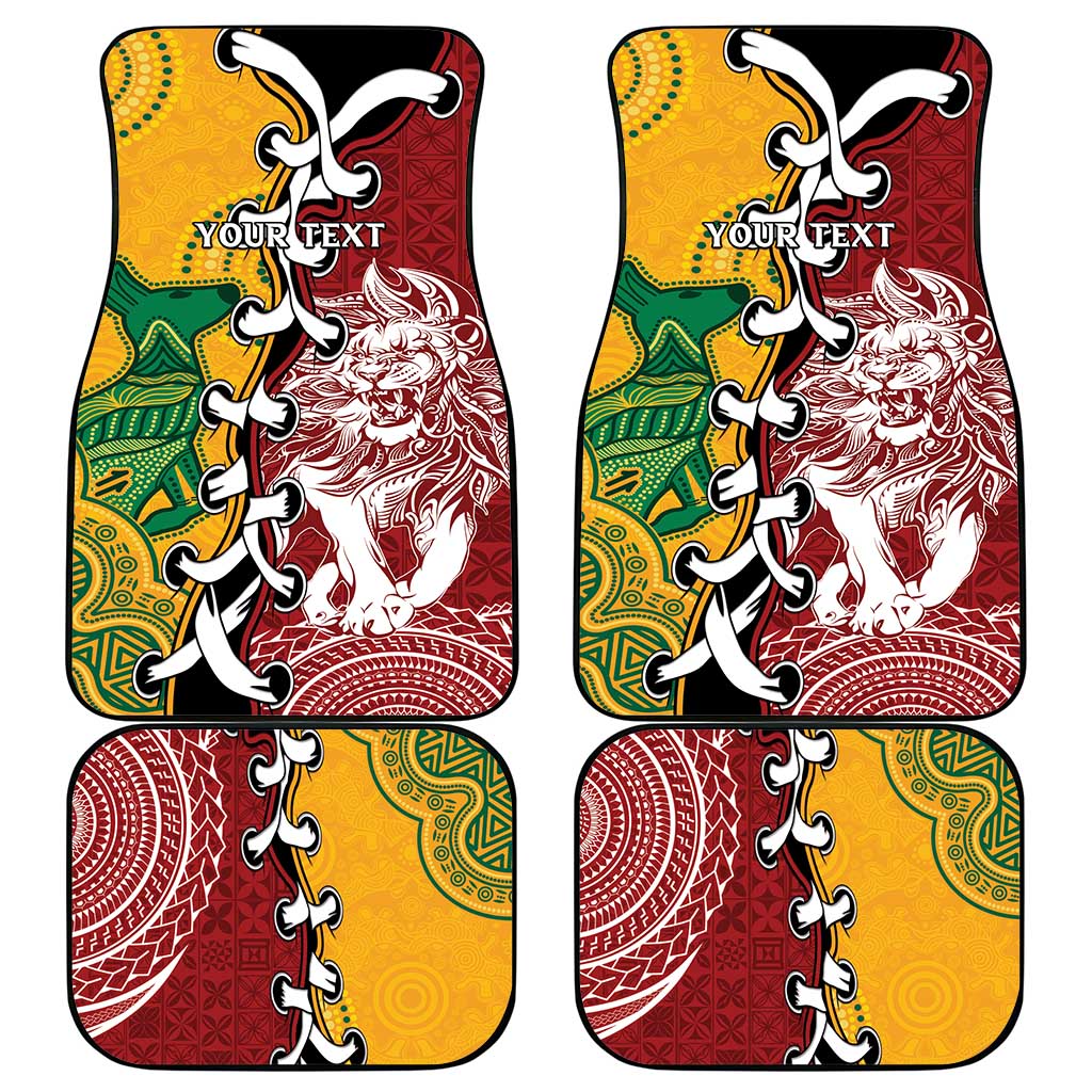 Mate Ma'a Tonga Vs Australia Rugby Personalized Car Mats Special Mascots