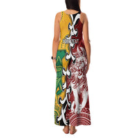 Mate Ma'a Tonga Vs Australia Rugby Personalized Family Matching Tank Maxi Dress and Hawaiian Shirt Special Mascots