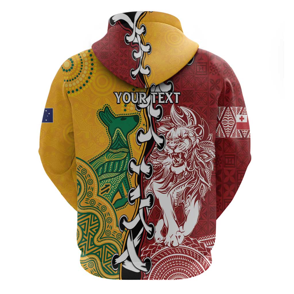 Mate Ma'a Tonga Vs Australia Rugby Personalized Hoodie Special Mascots LT7 - Polynesian Pride