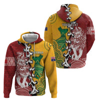 Mate Ma'a Tonga Vs Australia Rugby Personalized Hoodie Special Mascots LT7 - Polynesian Pride