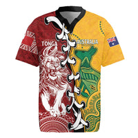 Mate Ma'a Tonga Vs Australia Rugby Personalized Rugby Jersey Special Mascots