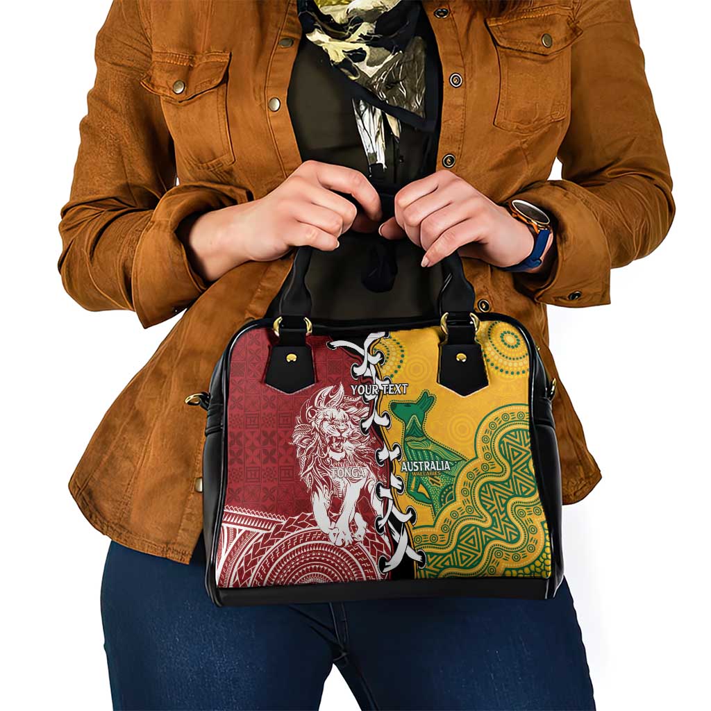 Mate Ma'a Tonga Vs Australia Rugby Personalized Shoulder Handbag Special Mascots LT7 - Polynesian Pride