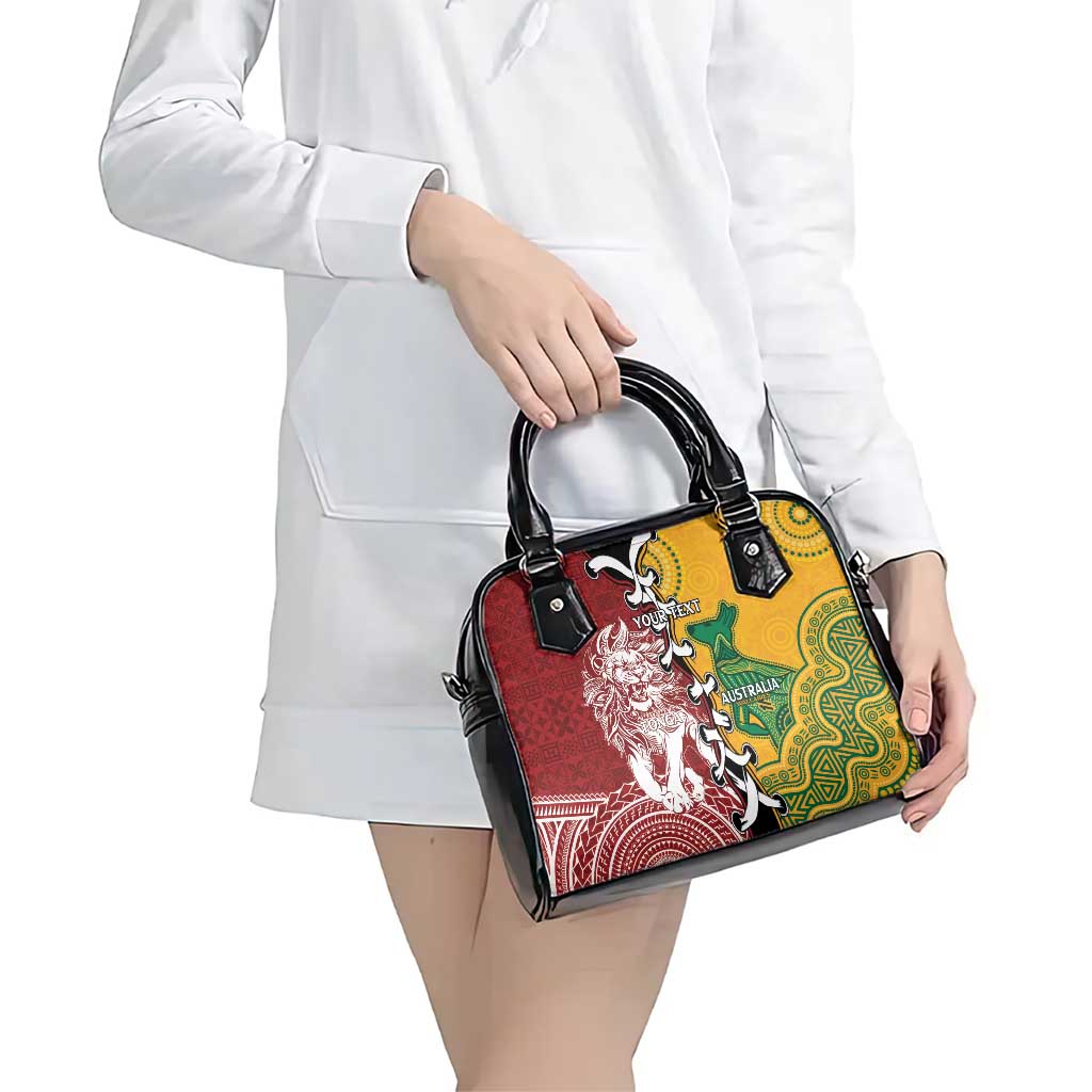 Mate Ma'a Tonga Vs Australia Rugby Personalized Shoulder Handbag Special Mascots LT7 - Polynesian Pride