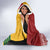 Australia - Tonga Rugby Custom Hooded Blanket Minimalist Dynamic