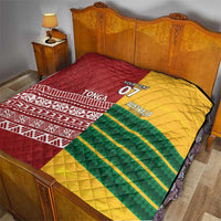 Australia - Tonga Rugby Custom Quilt Minimalist Dynamic