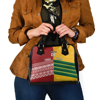 Australia - Tonga Rugby Custom Shoulder Handbag Minimalist Dynamic LT7 - Polynesian Pride