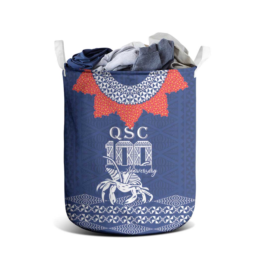 Queen Salote College 100 Years Anniversary Laundry Basket Tonga QSC Royal Blue - Polynesian Pride