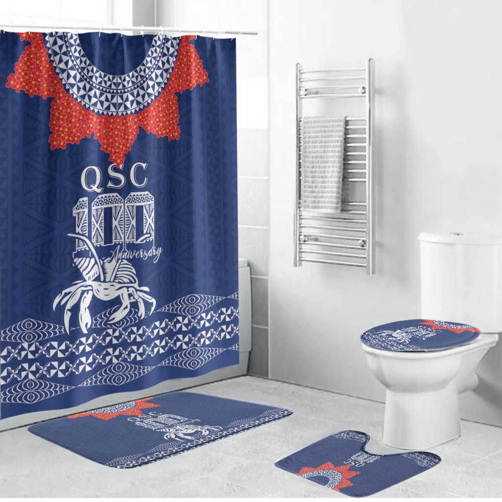 Queen Salote College 100 Years Anniversary Bathroom Set Tonga QSC Royal Blue - Polynesian Pride