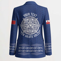 Queen Salote College 100 Years Anniversary Personalized Blazer Tonga QSC Royal Blue - Polynesian Pride