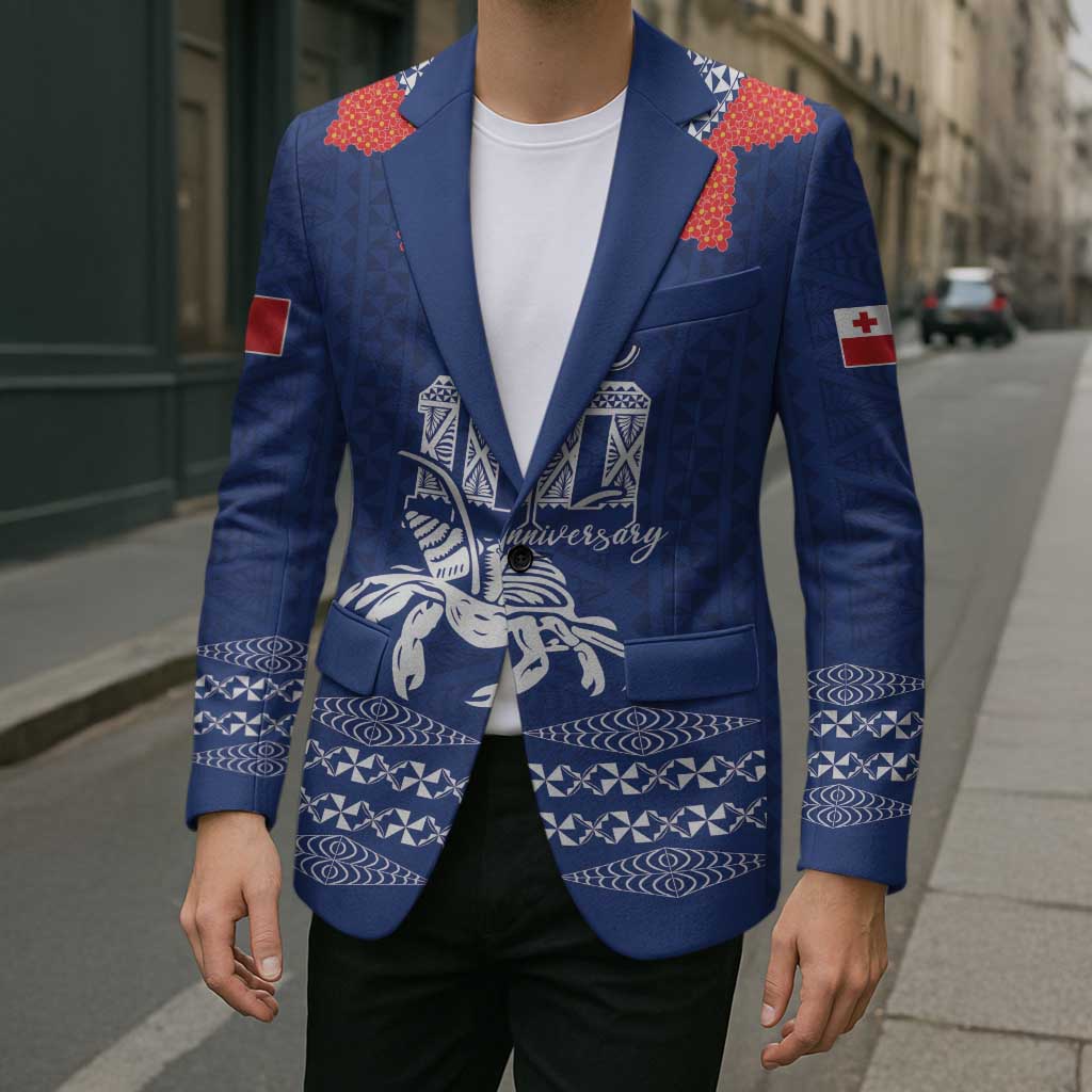 Queen Salote College 100 Years Anniversary Personalized Blazer Tonga QSC Royal Blue - Polynesian Pride
