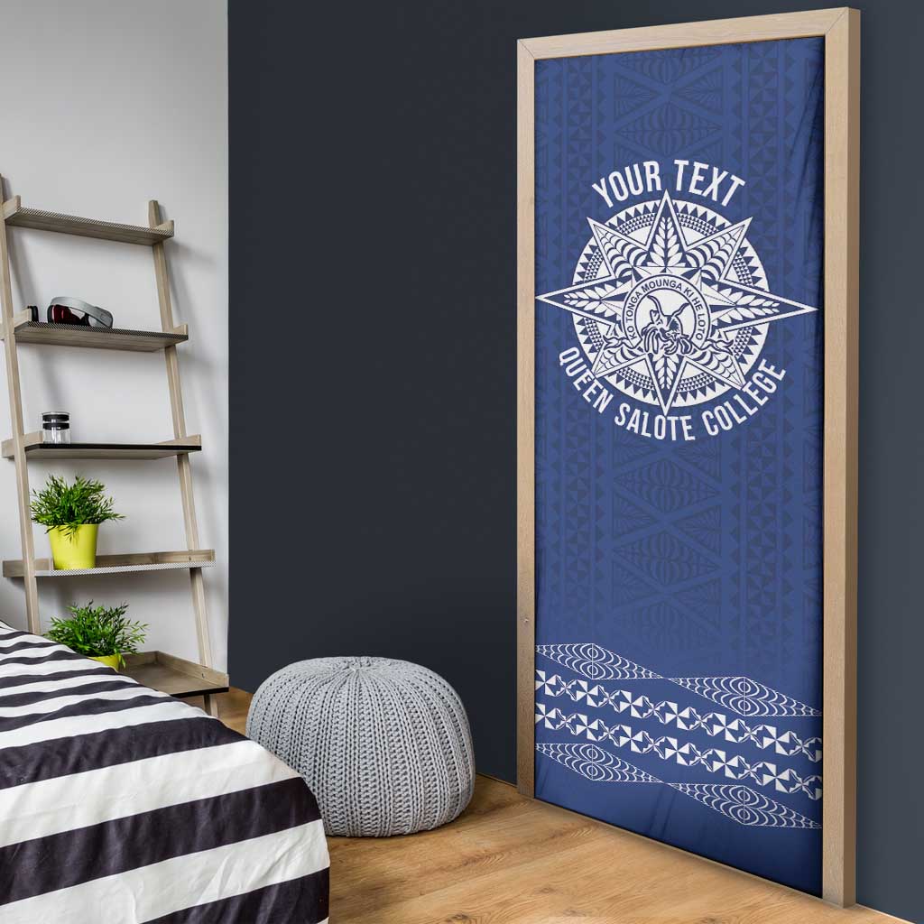 Queen Salote College 100 Years Anniversary Personalized Door Cover Tonga QSC Royal Blue - Polynesian Pride
