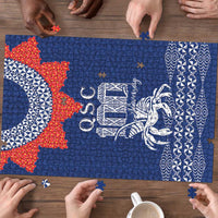 Queen Salote College 100 Years Anniversary Puzzle Tonga QSC Royal Blue - Polynesian Pride