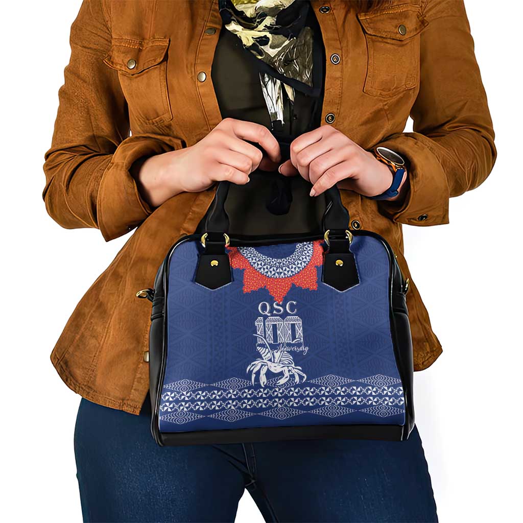 Queen Salote College 100 Years Anniversary Shoulder Handbag Tonga QSC Royal Blue - Polynesian Pride