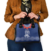 Queen Salote College 100 Years Anniversary Shoulder Handbag Tonga QSC Royal Blue - Polynesian Pride