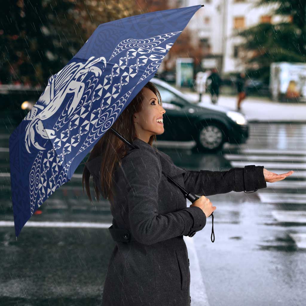 Queen Salote College 100 Years Anniversary Umbrella Tonga QSC Royal Blue - Polynesian Pride