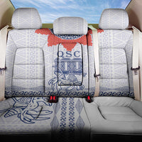 Queen Salote College 100 Years Anniversary Back Car Seat Cover Tonga QSC White - Polynesian Pride
