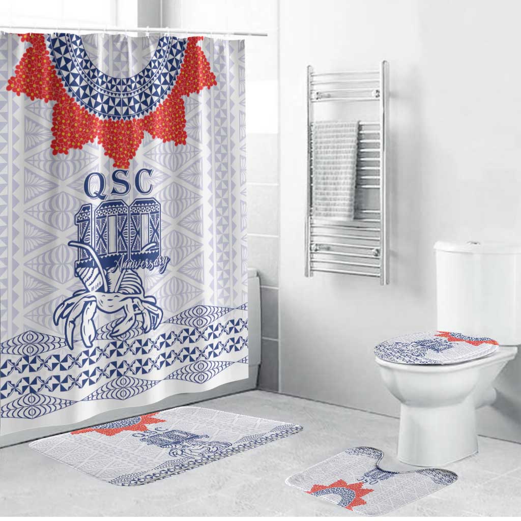 Queen Salote College 100 Years Anniversary Bathroom Set Tonga QSC White - Polynesian Pride