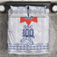 Queen Salote College 100 Years Anniversary Bedding Set Tonga QSC White - Polynesian Pride