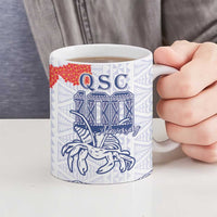 Queen Salote College 100 Years Anniversary Personalized Ceramic Mug Tonga QSC White - Polynesian Pride