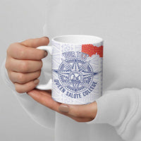 Queen Salote College 100 Years Anniversary Personalized Ceramic Mug Tonga QSC White - Polynesian Pride
