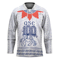 Queen Salote College 100 Years Anniversary Personalized Hockey Jersey Tonga QSC White - Polynesian Pride